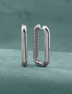 Серьги из белого золота 585 пробы
